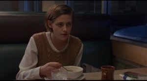Beth (Kristen Stewart), already feeling defeated at the beginning of her law career in Kelly Reichardt's Certain Women (2016)