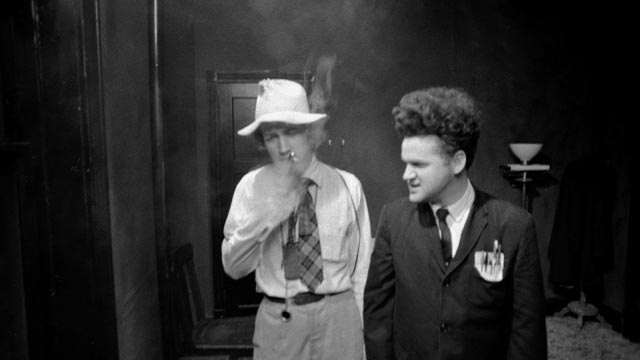 Lynch on the set of Eraserhead with Jack Nance in David Lynch: The Art Life (2016)