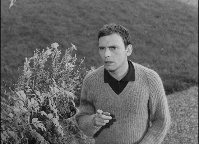 Jean-Marie (Jean-Louis Trintignant), the relatively nice cousin in Georges Franju's Plein feux per l'assassin (1961)