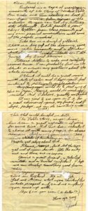 Letter from Jack Nance