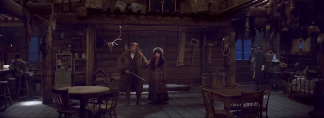 Most of Quentin Tarantino's The Hateful Eight (2015) takes place in the one-room waystation 