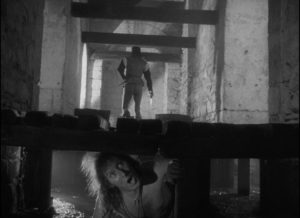 Visual space is shattered as Iago murders Cassio in Orson Welles' Othello (1952/55)