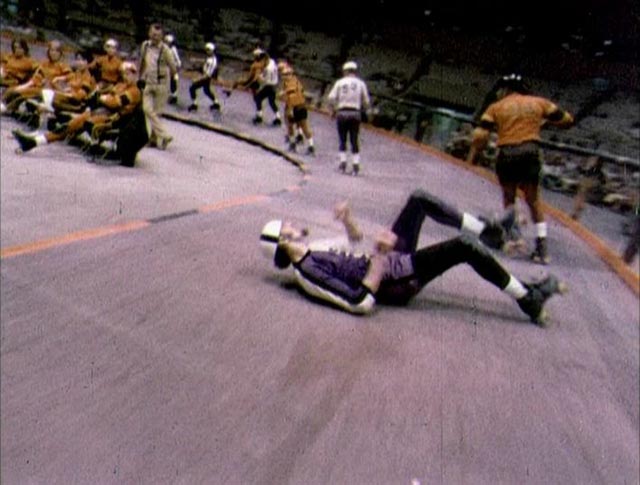 Bone-crunching action in Robert Kaylor's documentary Derby (1971)