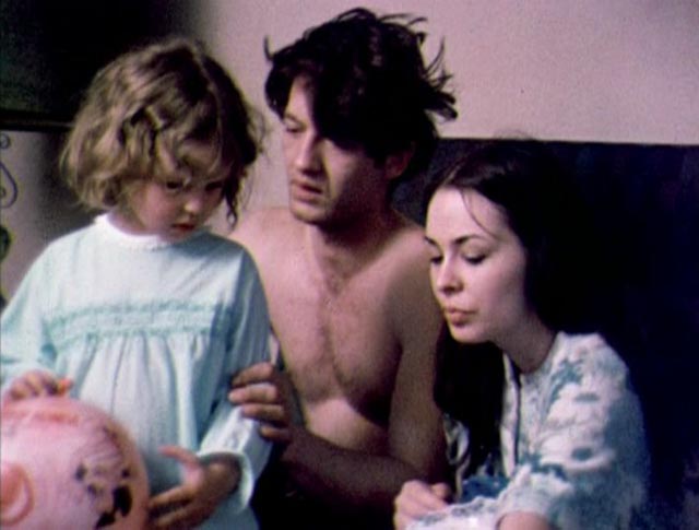 Mike with wife Christina and their daughter in Robert Kaylor's Derby (1971)