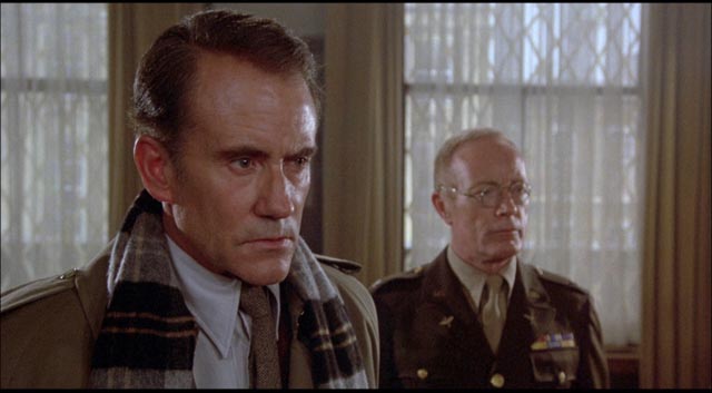 Inspector Godliman (Ian Bannon) remains one step behind Faber in Richard Marquand's Eye of the Needle (1981)