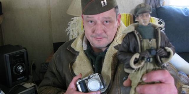 Mark Hogancamp with his alter-ego Mark in Jeff Malmberg's Marwencol (2010)