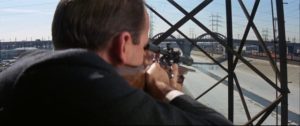 Walker is targeted by the mob in John Boorman's Point Blank (1967)