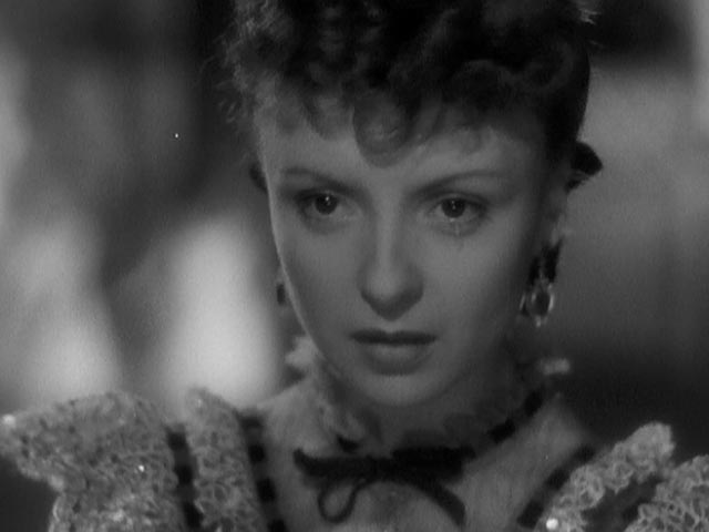 Douce (Odette Joyeux) realizes too late that fantasy can't survivie an encounter with reality in Claude Autant-Lara's Douce (1943)