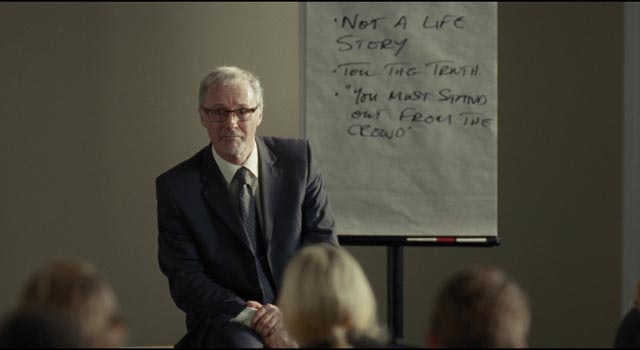 More condescension doled out at an "upbeat" CV workshop in Ken Loach's I, Daniel Blake (2016)