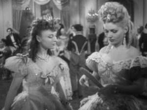 Zélie Fontaine (Odette Joyeux) compromises herself to help her bourgeoise friend Hortense (Simone Renant) in Claude Autant-Lara's Lettres d'amour (1942)