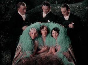 The Rhythm Boys, featuring a pre-stardom Bing Crosby, serenade the Brox Sisters in John Murray Anderson's King of Jazz (1930)