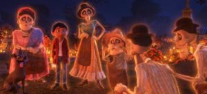 Miguel crosses over into the realm of the dead in Pixar's Coco (2017)
