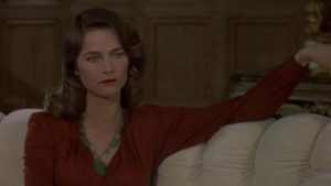 Charlotte Rampling channeling Lauren Bacall as femme fatale Helen Grayle in Dick Richards' Farewell, My Lovely (1975)