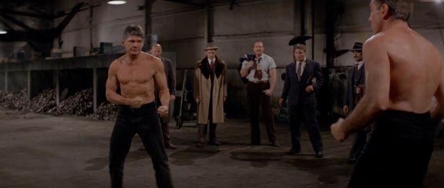 Chaney (Charles Bronson) has one last fight before moving on in Walter Hill's Hard Times (1975)