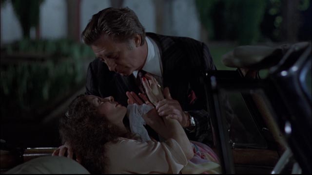 Marlowe doesn't fall for the seductive ways of Charlotte Sternwood (Sarah Miles) in Michael Winner's The Big Sleep (1978)