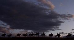 Majestic landscapes evoke a romanticized vision of the West in Arnold Laven's The Glory Guys (1965)