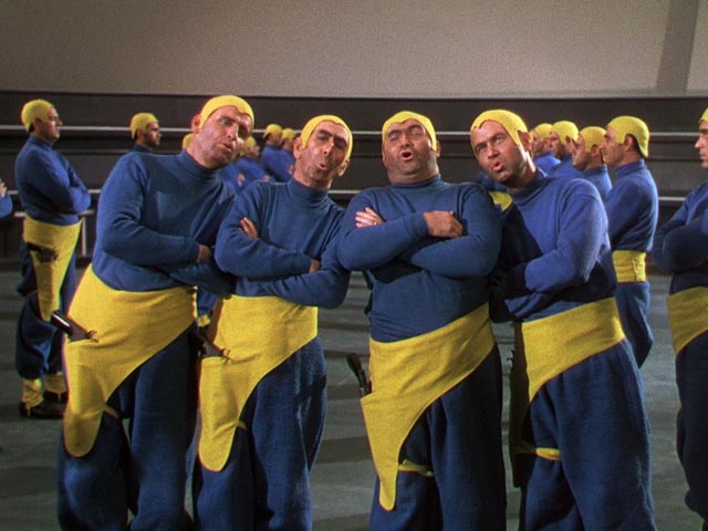 Dr. T's working class minions in Dr. Seuss' The 5000 Fingers of Dr. T (1953)