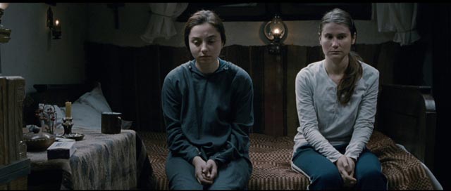 Alina (Cristina Flutur) can't comprehend the choice Voichita (Cosmina Stratan) has made in Cristian Mungiu's Beyond the Hills (2012)