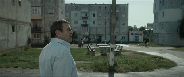 Romeo (Adrian Titieni) feels threatened by the decaying society around him in Cristian Mungiu's Graduation (2016)