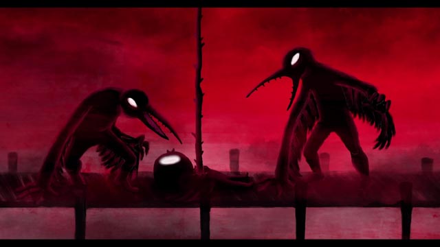 Demons bred of industrial disaster haunt survivors on the island in Birdboy: The Forgotten Children (2015)