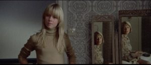 Cathryn (Susannah York)'s identity is fragmented and blended with Susannah (Cathryn Harrison)'s in Robert Altman's Images (1972)