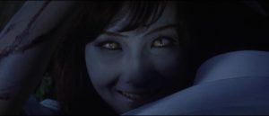 Yûko (Yukiko Kobayashi) needs blood in Toho's western-style horror Michio Yamamoto's The Vampire Doll (1970)