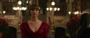 Jennifer Lawrence as a Russian ballerina-turned-agent in Francis Lawrence's Red Sparrow (2018)