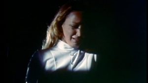 Nurse Charlotte Beale (Rosie Holotik) begins to doubt her own sanity in S.F. Brownrigg's Don't Look in the Basement (1972)