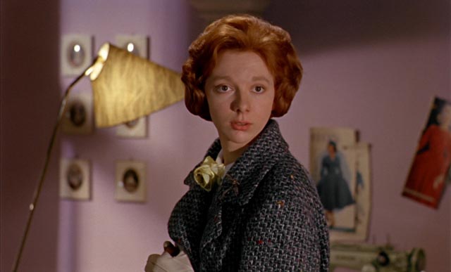 Neighbour Helen (Anna Massey) offers Mark something he's never had: sympathy and understanding in Michael Powell's Peeping Tom (1959)