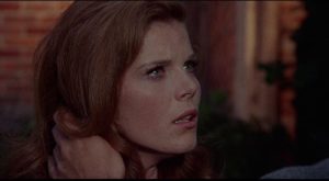 Miranda (Samantha Eggar) tries to understand her perilous situation in William Wyler's The Collector (1965)