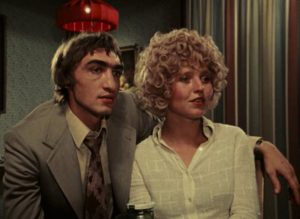 Jochen (Gottfried John) and Marion (Hanna Schygulla), the couple at the centre of Rainer Werner Fassbinder's Eight Hours Don't Make a Day (1972-3)