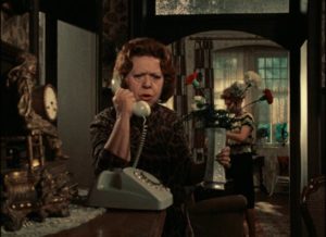 Marion (Hanna Schygulla)'s mother (Brigitte Mira) disapproves of Jochen (Gottfried John) in Rainer Werner Fassbinder's Eight Hours Don't Make a Day (1972-73)