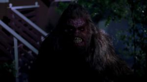 Sasquatch is a relentless predator in Ryan Schifrin's Abominable (2005)