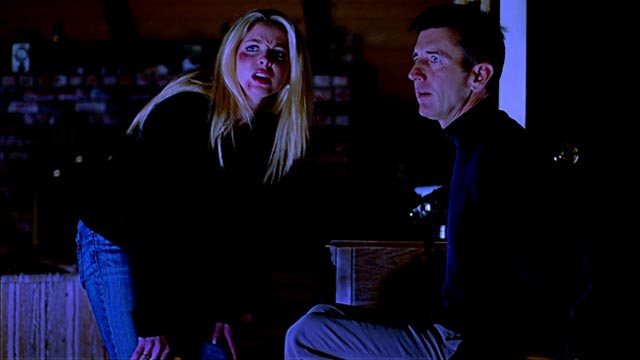 Preston Matt McCoy) and Final Girl Amanda (Haley Joel) are forced to fight for their lives in Ryan Schifrin's Abominable (2005)