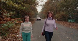 Walking in the road is not a good idea in Michael Winner's Scream for Help (1984)