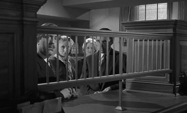 The bank staff become aware that their despised manager is in trouble in Quentin Lawrence's Cash on Demand (1961)