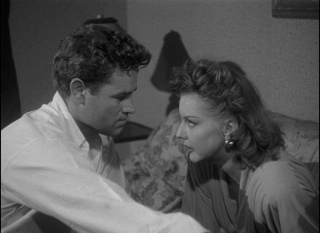 Bound by a malevolent Fate: Al (Tom Neal) and Vera (Ann Savage) trapped in a toxic relationship in Edgard G. Ulmer's Detour (1946)