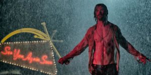 Chris Hemsworth as Manson-like cult leader Billy Lee in Drew Goddard's Bad Times at the El Royale (2018)