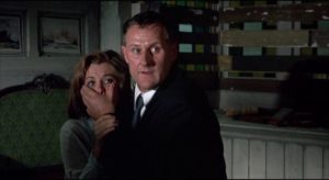 Harry needs to keep his attempted assault of Patricia quiet in Silvio Narizzano's Fanatic (1965)