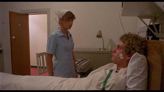 Idealistic nurse Kathy (Susan Penhaligon) develops an unhealthy attachment to her patient in Richard Franklin's Patrick (1978)