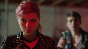 Punk Chelsea (Chloë Levine) leads her friends back to the site of childhood trauma in Jenn Wexler's The Ranger (2018)