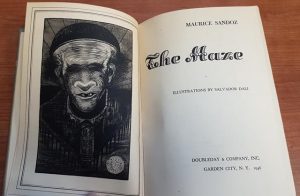 1946 edition of Maurice Sandoz's odd novella The Maze based on simplistic ideas about genetic inheritance