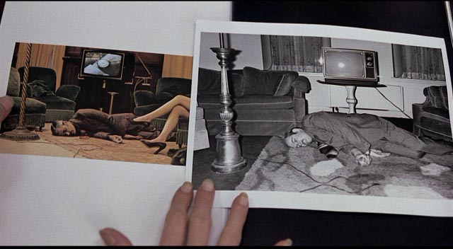 Laura's images uncannily resemble recent crime scene photos in Irvin Kershner's The Eyes of Laura Mars (1978)