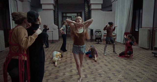 Susie (Dakota Johnson) demonstrates her supernatural dance powers at the Tanz Akademie in Luca Guadagnino's Suspiria (2018)