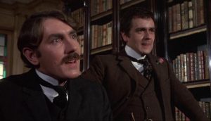 Peter Cook and Dudley Moore as the venal Finsbury brothers Morris and John in Bryan Forbes' The Wrong Box (1966)