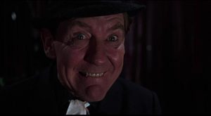 Burgess Meredith as as the cheerfully sinister Dr. Diabolo in Freddie Francis' Torture Garden (1967)