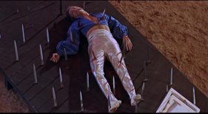 Maybe Frank Hawkins (Ty Hardin) should have used a net after all in Jim O'Connelly's Berserk (1967)