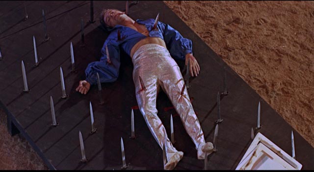 Maybe Frank Hawkins (Ty Hardin) should have used a net after all in Jim O'Connelly's Berserk (1967)