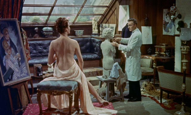 Hammer pushes the boundaries of censorship at the end of the 1950s in Terence Fisher's The Man Who Could Cheat Death (1959)