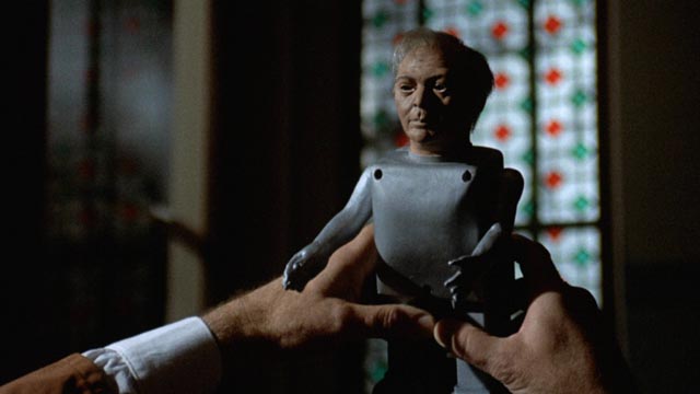 A madman crafts deadly dolls to exact revenge on his enemies in Roy Ward Baker's Amicus anthology Asylum (1972)